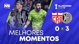 Melhores momentos COMPLETO CRB X ASA - Alagoano 2026