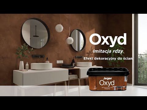 Efekt rdzy na ścianie - Farba dekoracyjna Jeger Oxyd - Film instruktażowy