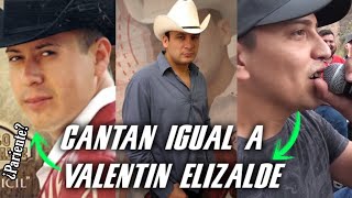 Top 5 Personas Que Cantan Como VALENTIN ELIZALDE | Resubida | Scrubber Music