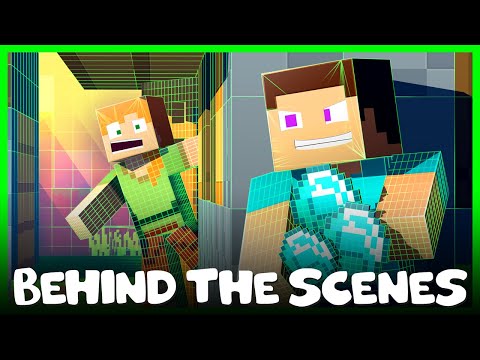 BEHIND THE SCENES - Alex and Steve Life (Minecraft Animation)