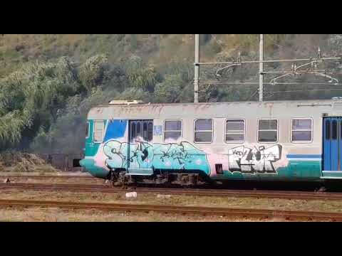 incendio stazione ferroviaria Cosenza