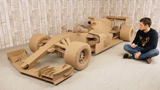 How to Make FORMULA 1 Car from Cardboard for 500 h