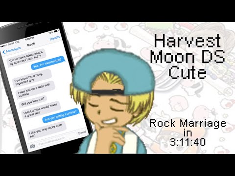 [WR] Harvest Moon DS Cute | Rock Marriage Speedrun | 3:11:40