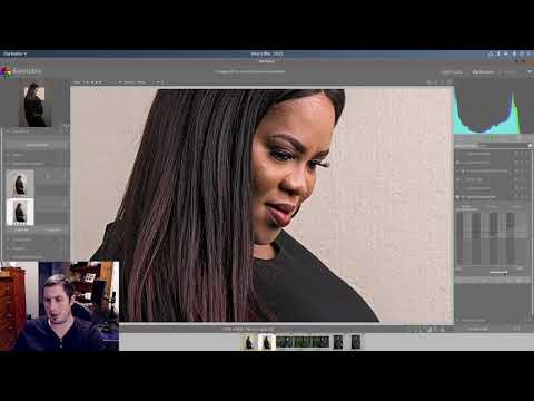 Processing a portrait in Darktable
