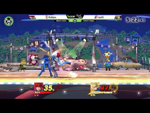 CCExSV - BSD | quiK (ZSS) Vs. Kakpu (Roy) - Winners Semi - Smash 4 Singles