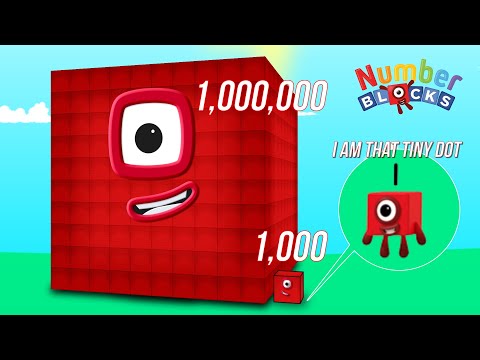 Skip Counting from 0 - 1000000 - Learn to Count Up to One Million!!! - Numberblocks Fan-made Video