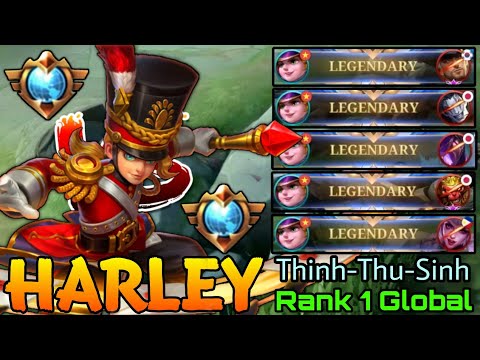 SUPREME VS SUPREME! Harley NonStop Legendary - Top 1 Global Harley by Thinh-Thu-Sinh - Mobile Legend