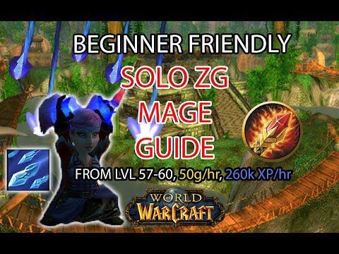 Classic WoW - HOW TO: Solo ZG Mage 57-60+ | Anniversary Realms | BEGINNER FRIENDLY GUIDE