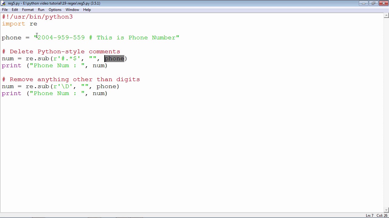 Python - Searching & Replace