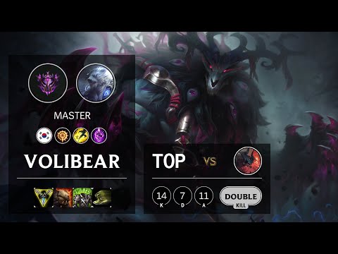 Volibear Top vs Aatrox - KR Master Patch 10.14