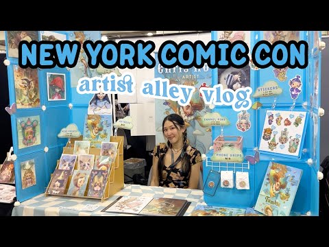 New York Comic Con Artist Alley VLOG! please watch or I won't make any more of these lol NYCC 2023