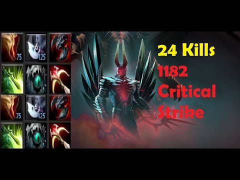 Terror Blade 24 Kills | 1182 Critical Strike | Dota 2 Gameplay