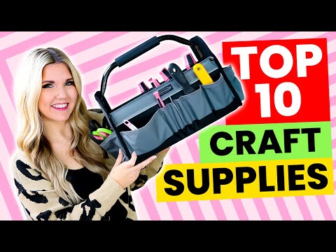 My Top 10 Must Have Crafting Tools...What's in my crafting tool kit @lizfenwickdaily