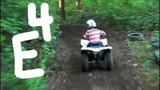 preview picture of video 'Helmet cam of one full lap on the kid's MX track behind an LTZ50!  (v1.0)'