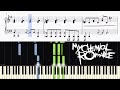 My Chemical Romance Interlude Live In Mexico Piano Tutorial SHEETS