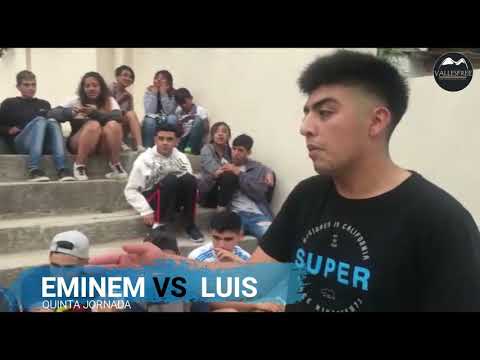 EMINEM vs LUIS QUINTA JORNADA (1VS1-16/11) Valles Free 2019