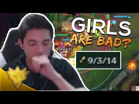 TSM Hauntzer - GIRLS ARE BAD AT LEAGUE?? - Hauntzer Stream Highlights & Funny Moments