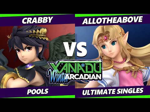 Xanadu Winter Arcadian - Crabby (Dark Pit) Vs. allotheabove (ZSS) Smash Ultimate - SSBU