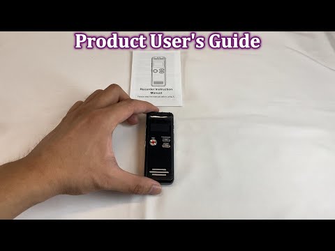 NekSide - Voice Activated Recorder, Operation Guide Video