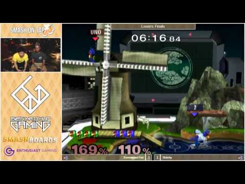 Smash On Tap 8 - Summoned Fist (Falco) vs Skitchy (Falco, Fox) - SSBM Losers Finals