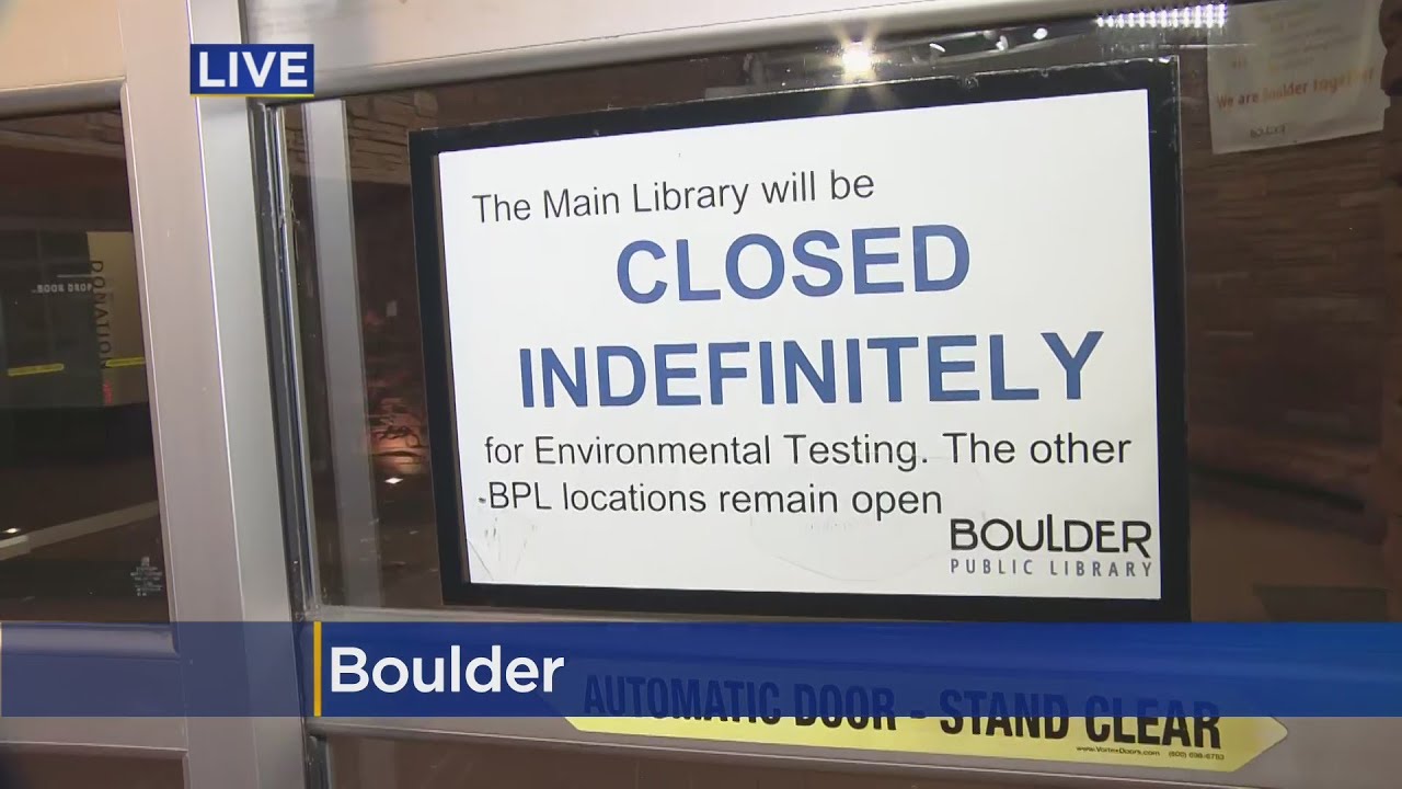 Main Library in Boulder closed indefinitely due to methamphetamine concerns