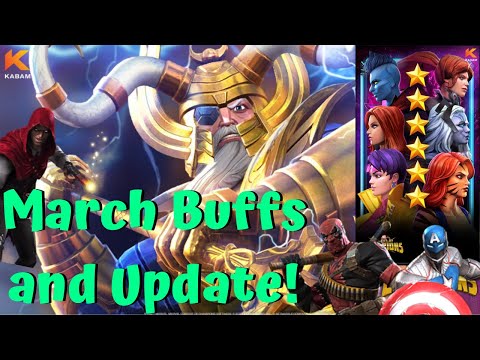 Odin&Mangog! New March Buffs! Boss Rush! Side Event! Update! - Marvel Contest of Champions