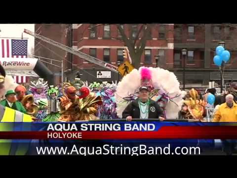World Famous & Legendary Aqua String Band before the Holyoke, MA St. Patricks Day Parade