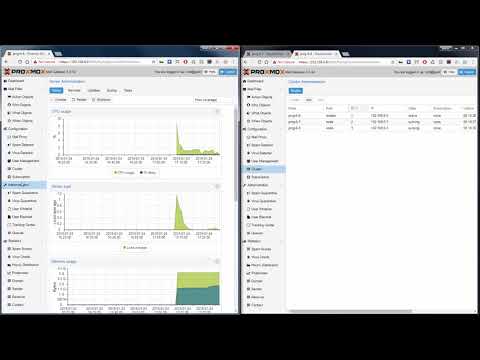 Create a cluster with Proxmox Mail Gateway