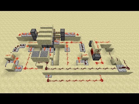 SethBling - Redstone-Powered Underground Base Entrance -- Minecraft Device