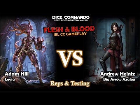 Flesh and Blood TCG | Casual Reps and Testing | Levia vs. Azalea