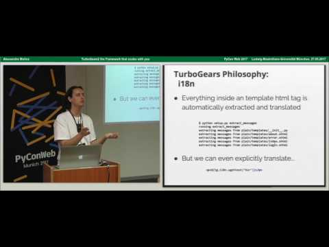 Alessandro Molina - TurboGears2 the Framework that scales with you