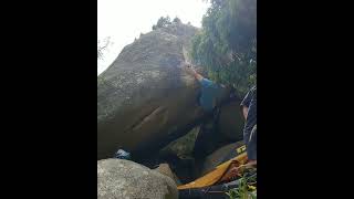 Video thumbnail de Techo del jaime, 7A. La Pedriza