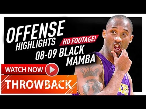 Kobe Bryant AMAZING Offense Highlights 2008/2009 - BLACK MAMBA MODE! (720p HD)