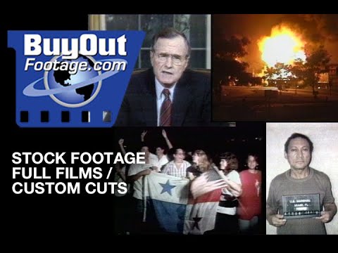 1989 Invasion of Panama Operation Just Cause | Historical Stock Footage