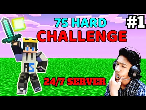 The HydroZen GameZ - 24/7 PUBLIC SMP 75 HARD CHALLENGE | Minecraft Live | HydroZen
