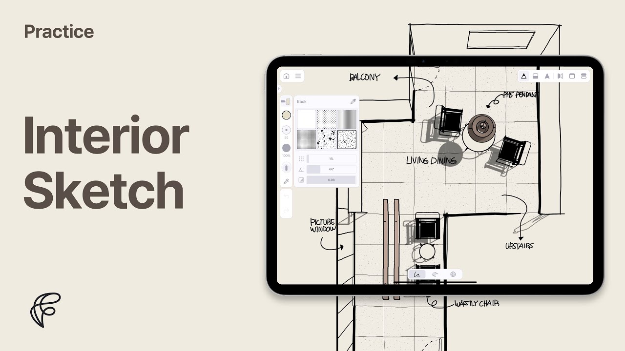 Interior Sketch | Feather Tutorial