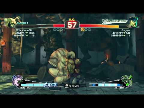 SSFIVAE~ Zangief (UFC Mahone68) vs. M.Bison (Gagapa) HD