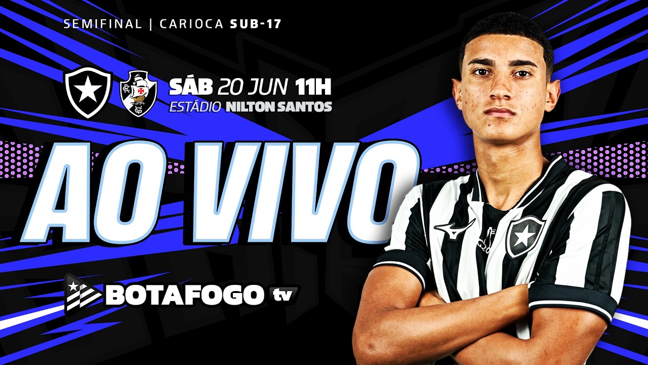 AO VIVO | Botafogo enfrenta o Vasco no Nilton Santos na semifinal do Carioca Sub-17
