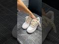 Adding Beige ROPE LACES On Nike Air Force 1 Shorts Nikeairforce1
