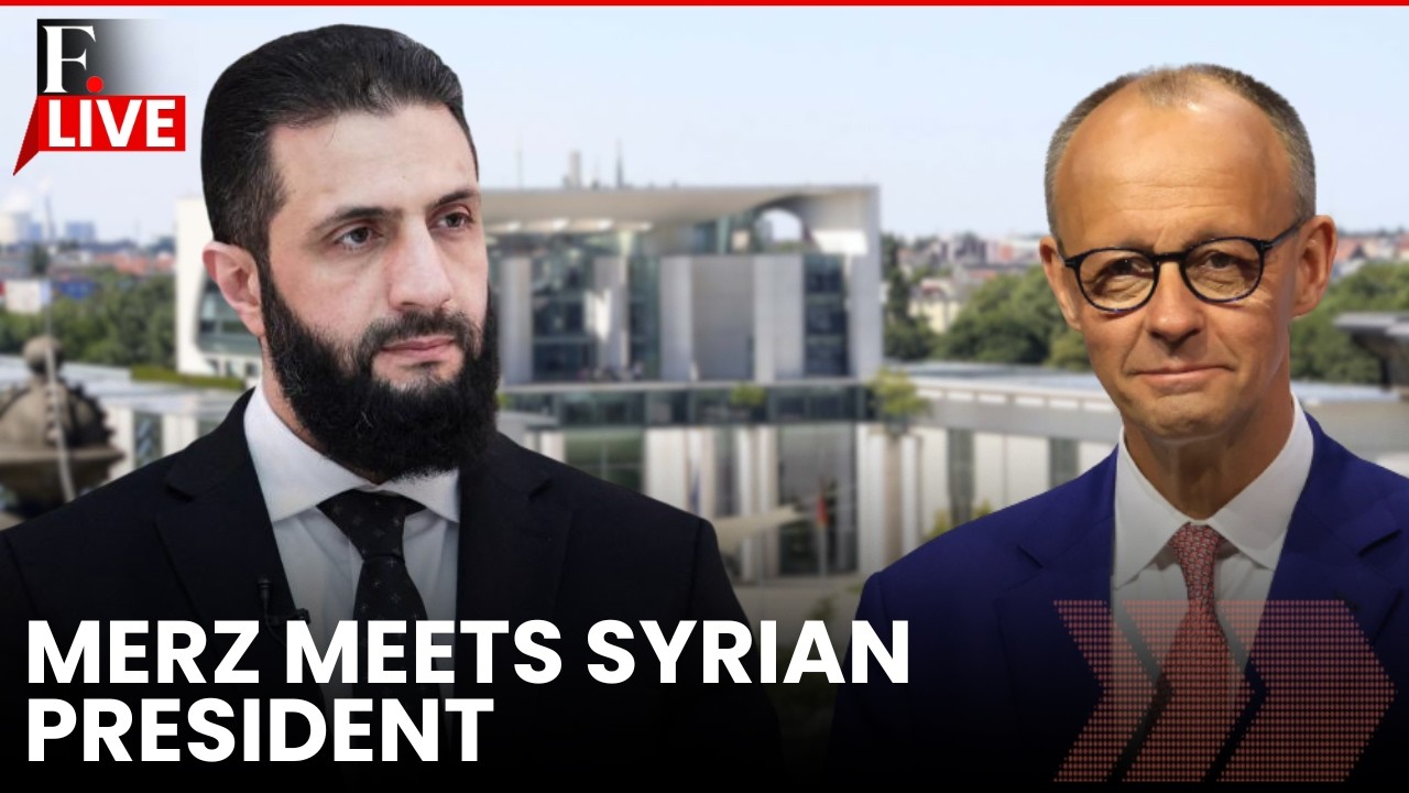 LIVE: Merz Receives Syrian President Al-Sharaa at Berlin Chancellery | German-Syria Ties