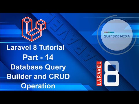 Laravel 8 Tutorial Database Query Builder and CRUD Operation