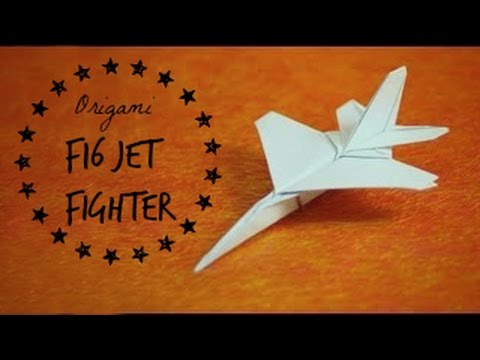 How to make an F16 Paper airplane (Tadashi Mori)