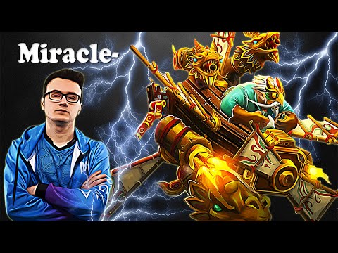 Miracle - Gyrocopter Midlane with GH Clockwerk | Dota 2 7.28c Gameplay
