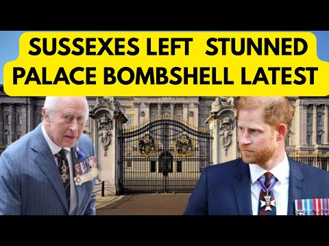 SUSSEXES STUNNED AFTER THIS FROM PALACE BOMBSHELL LATEST #princeharry #meghanmarkle #meghan 