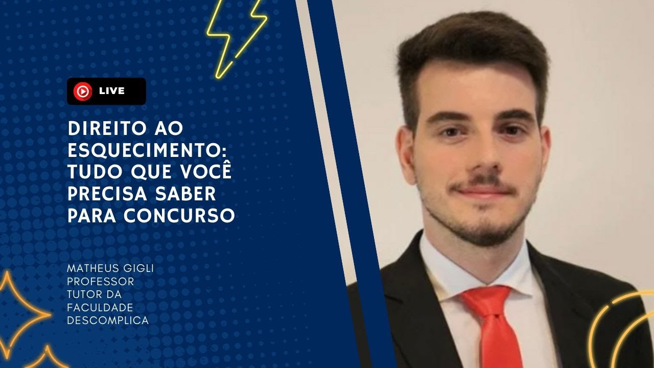 Direito ao Esquecimento: Tudo que você  precisa saber para Concurso | Master Juris