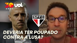 SÃO PAULO PRECISAVA POUPAR CONTRA PORTUGUESA? ‘PRINCIPAL JOGO DA SEMANA’, DIZ ARNALDO