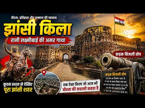 Jhansi Fort Complete Tour 2026 | Rani Lakshmibai History | Queen of Jhansi