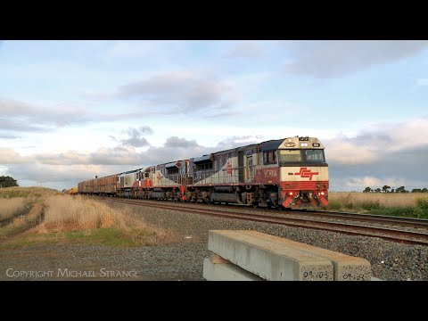 1MA9 SCT Mixed Freight Train Arrives At Gheringhap Loop (4/9/2022) - PoathTV Australian Railways