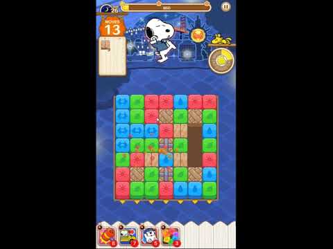 Snoopy Puzzle Journey Night Mode Level 26 - NO BOOSTERS 🐶🧩🧳 | SKILLGAMING ✔️