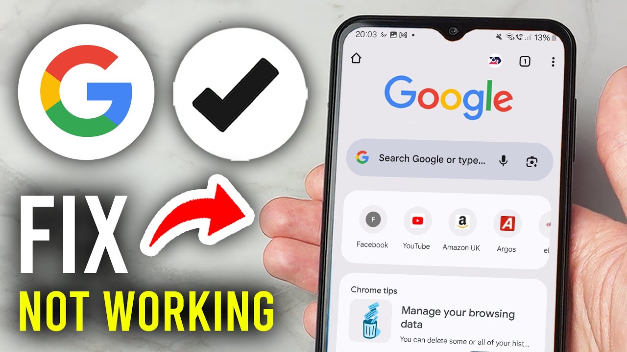 How To Fix Google Search Not Working Problem - Step By Step
